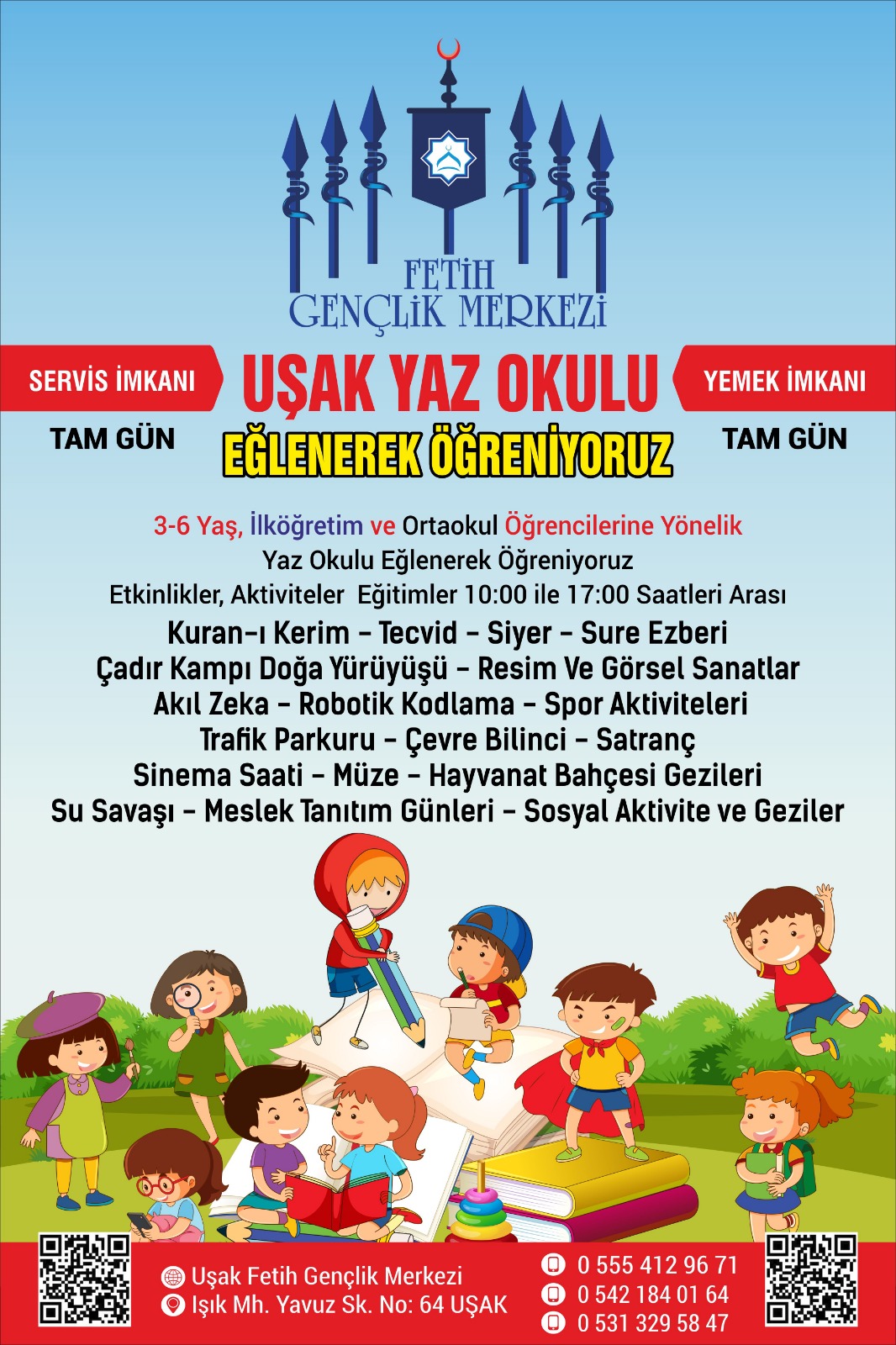 2025  ilkokul -ortaokul- okul öncesi  Yaz Okulu Kayıtları Başladı