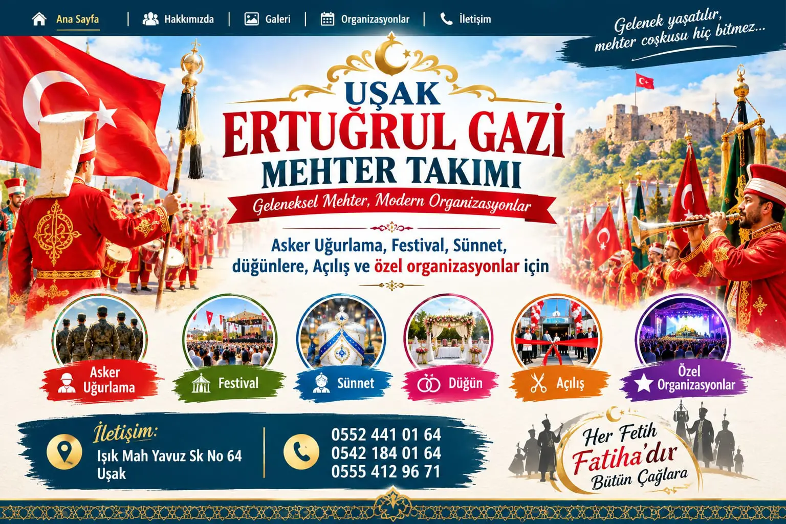 Uşak Mehter Kiralama